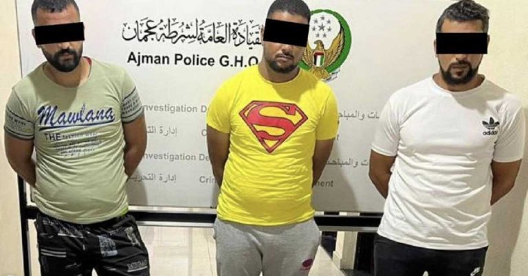 Ajman Police nabs 3 suspects for stealing jewelery and cash worth Dh1.1 million within hours