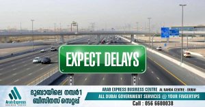 Dubai RTA to expect traffic delays on Airport Road from midnight tonight until Monday morning