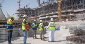 Inspection teams on sites to ensure the safety of construction workers in Abu Dhabi