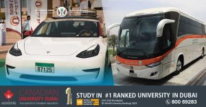 New Electric Buses and Electric Tesla to Sharjah's Public Transport