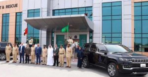 The 2023 Jeep Grand Wagoneer joins Dubai Police's luxury patrol vehicle fleet