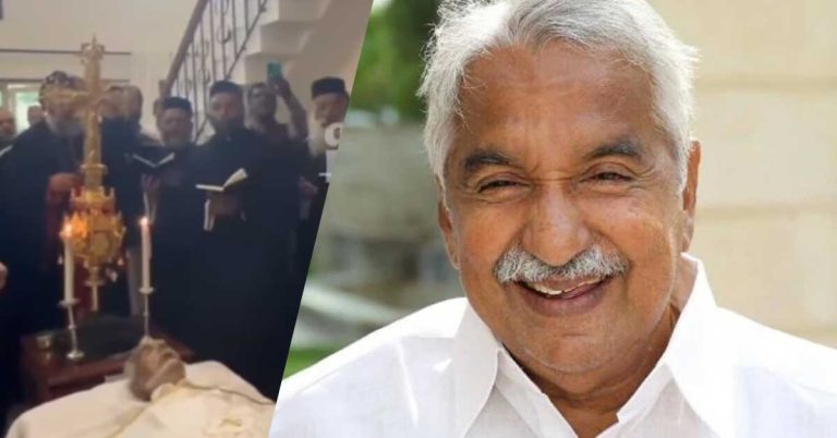 The-body-of-former-Chief-Minister-Oommen-Chandy-will-be-brought-to-Thiruvananthapuram-from-Bengaluru-this-afternoon.