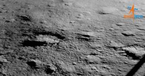 After the moon landing, the first picture from Chandrayaan 3 is out.