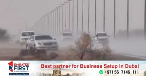 Heavy rain and hail in some parts of UAE