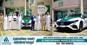 Mercedes EQS 580 is now among Dubai Police luxury patrol vehicles