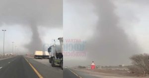 Thunderstorms and hailstorms in Fujairah- A minor tornado was also reported