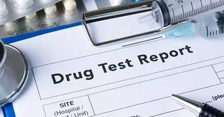 A fine of AED 1 lakh for refusing to provide a sample for drug testing in the UAE