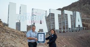 Tallest Landmark Sign- Guinness World Record for Hatha Sign