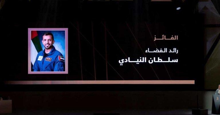 UAE astronaut Sultan AlNeyadi awarded as Personality of the Year at Sharjah summit