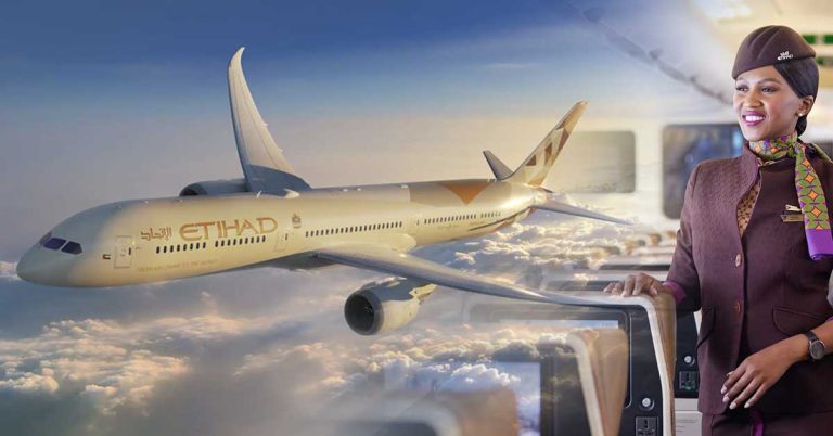 Etihad Airways Five Star Rating Global Airline for Third Year