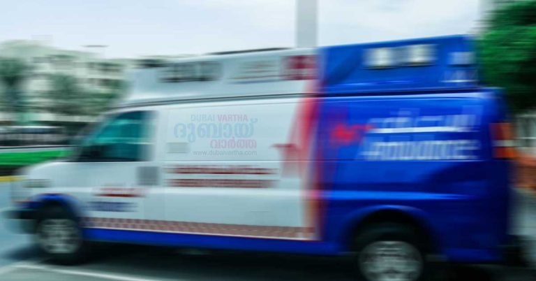 Car accident during heavy rain on Sharjah Daid Road- 12-year-old boy dies