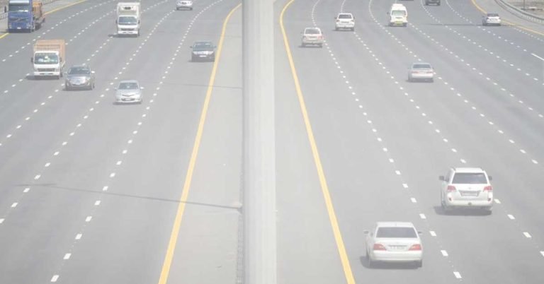 Fog: Speed ​​limit reduced on Sheikh Mohammed Bin Rashid Road in Abu Dhabi