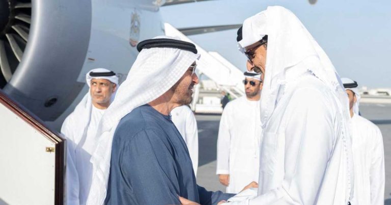 UAE President arrives in Qatar to attend International Horticultural Expo 2023