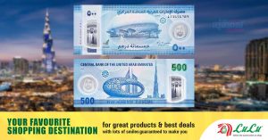 A new 500 dirham note with security chip technologies will be launched in the UAE from tomorrow