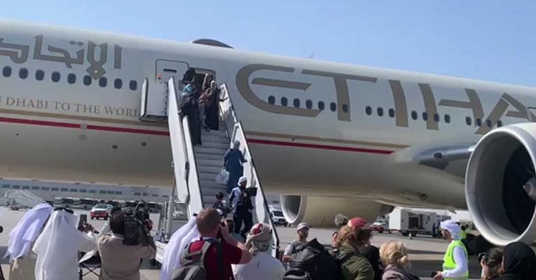 A third batch from Gaza also arrived in Abu Dhabi for treatment