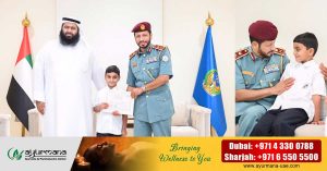 Sharjah Police honor student who saved the life of a classmate who swallowed a coin