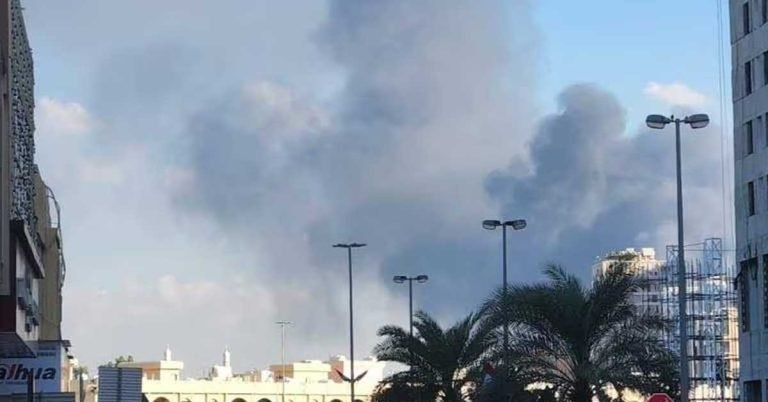 Fire breaks out in a warehouse in Sharjah's industrial area: No casualties