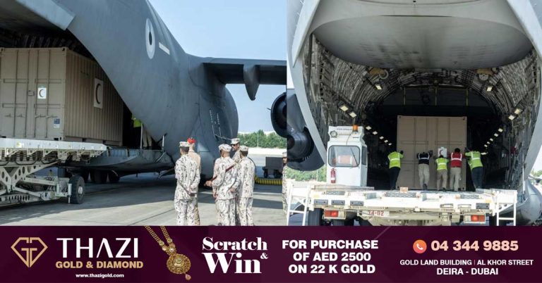 UAE sends six additional planes with supplies to build field hospital in Gaza