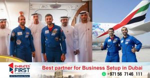 Emirates has prepared a special flight to honor the astronaut Sultan Al Neyadi