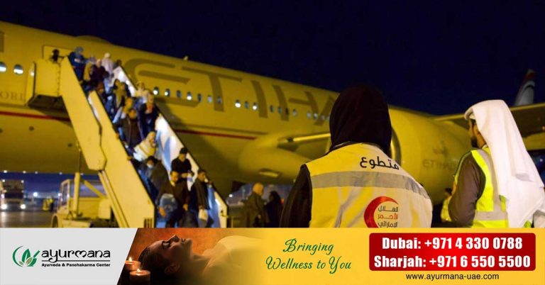 A fourth group of children and cancer patients from Gaza arrived in the UAE for treatment