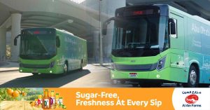 24/7 electric bus service from Abu Dhabi to COP28 venue in Dubai