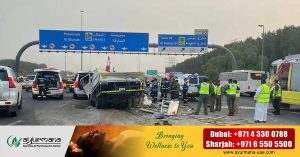 8 people died and 339 injured in road accidents in Dubai in 2023, police said