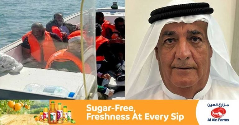 A 63-year-old UAE native rescued 6 Indians and 2 Pakistanis in a fishing boat hit by waves