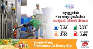Special 95 petrol will cost Dh2.76 per litre, compared to Dh2.71 last month