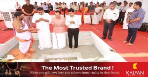 The foundation stone of Kalyan Developers' 21st project in Kerala was laid in Kochi.