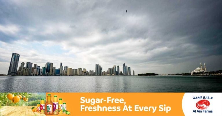 There is a chance of light rain in the UAE today- the sea will be rough