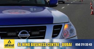 Car accident on Abu Dhabi Al Rawda Road- Abu Dhabi Police with alert