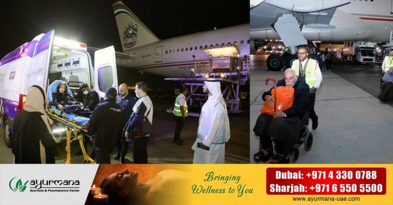 A 13th group of cancer patients and children from Gaza arrived in the UAE for treatment.