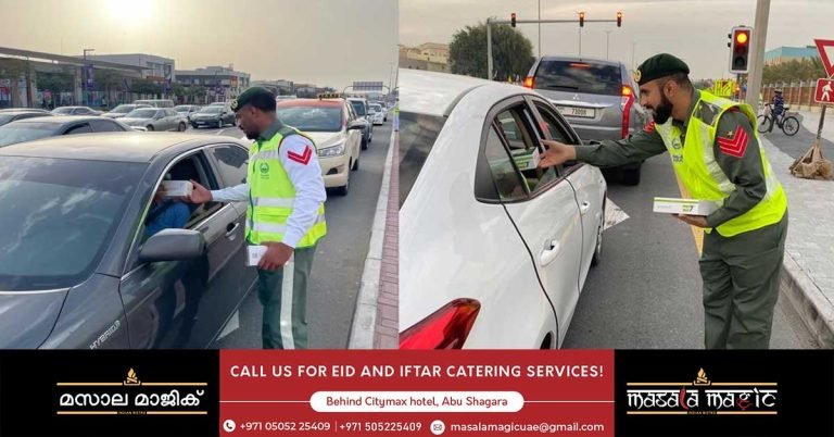 Accident-free Ramadan Campaign- Dubai Police warns against driving in a hurry to break the fast.
