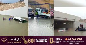 Dubai police rescued a family from a submerged car in Dubai