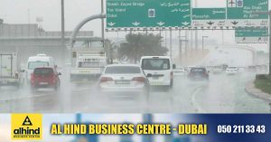 Heavy rain and thundershowers are expected in the UAE next Monday and Tuesday, the Meteorological Center said