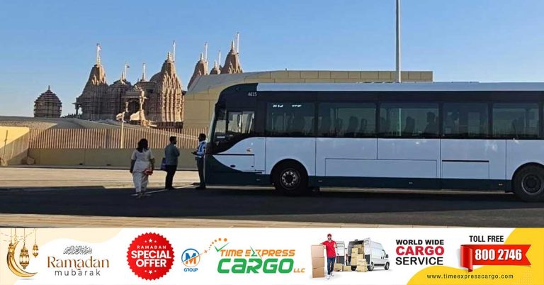 New bus service started from Abu Dhabi City to BAPS Hindu Temple
