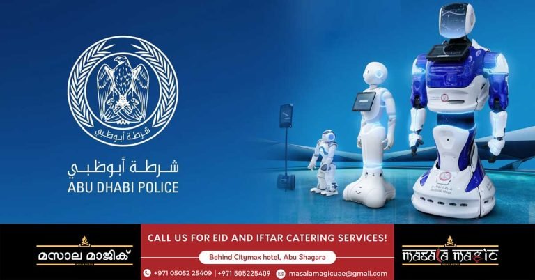 Robots will also provide traffic safety warnings in Abu Dhabi.