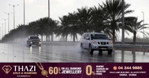 Warning that rain is likely to occur in the UAE during the last 10 days of March