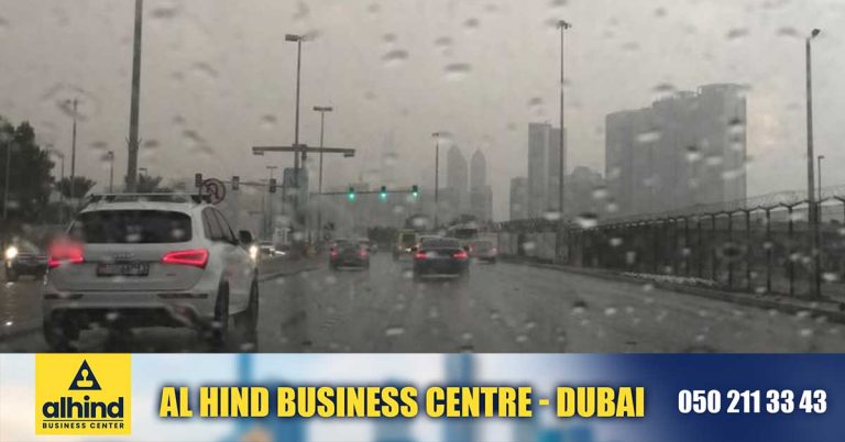 Light rain in different parts of UAE