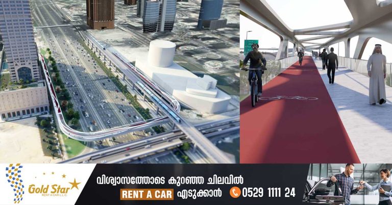 13.5-KM-track-ready-for-bicycles,-scooters-and-pedestrians-in-Dubai