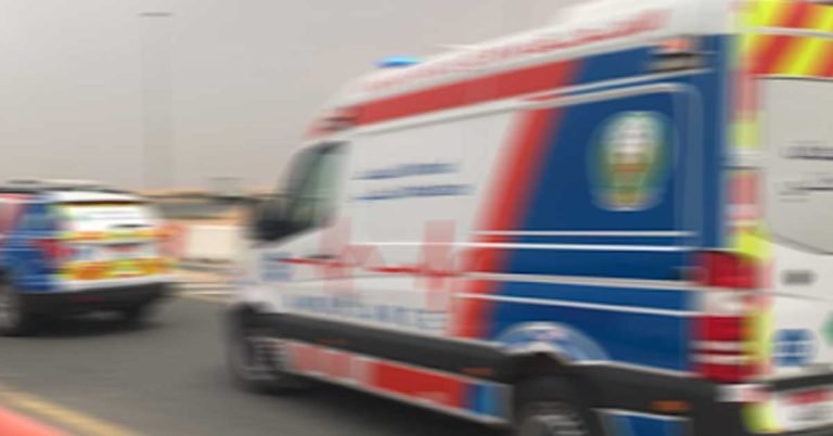 An African native died after being hit by a vehicle while crossing the road in Sharjah