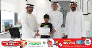 Lost watch handed over to police- differently-abled child honored in Dubai