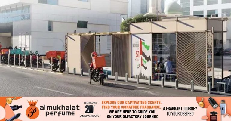Delivery riders in Abu Dhabi now have rest stops in malls too