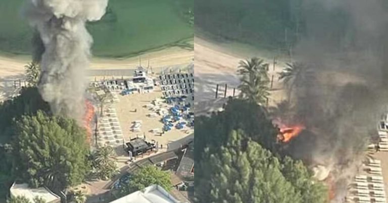 Fire at Barasti Beach Bar in Dubai Marina: Warning of partial closure