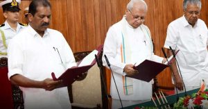 OR Kelu was sworn in as the new minister in the second Pinarayi cabinet