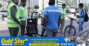 Law violations including speeding- Dubai police seized 640 bicycles and e-scooters