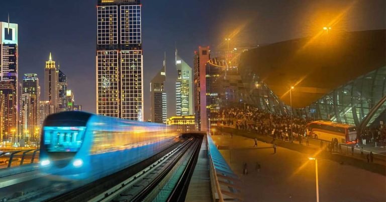 Metro services were disrupted between Equity and Max stations in Dubai