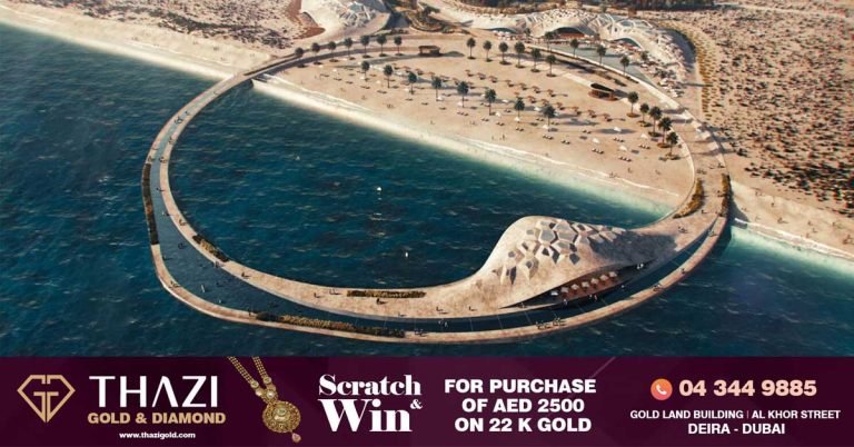 Open beach project at Jebel Ali with diving, swimming and viewing areas