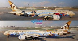 Superman, Wonder Woman and Batman will now fly in the sky of the model: Etihad Airways with new livery