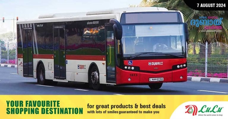 RTA said that conventional buses in 4 areas of Dubai will be replaced by electric bus services